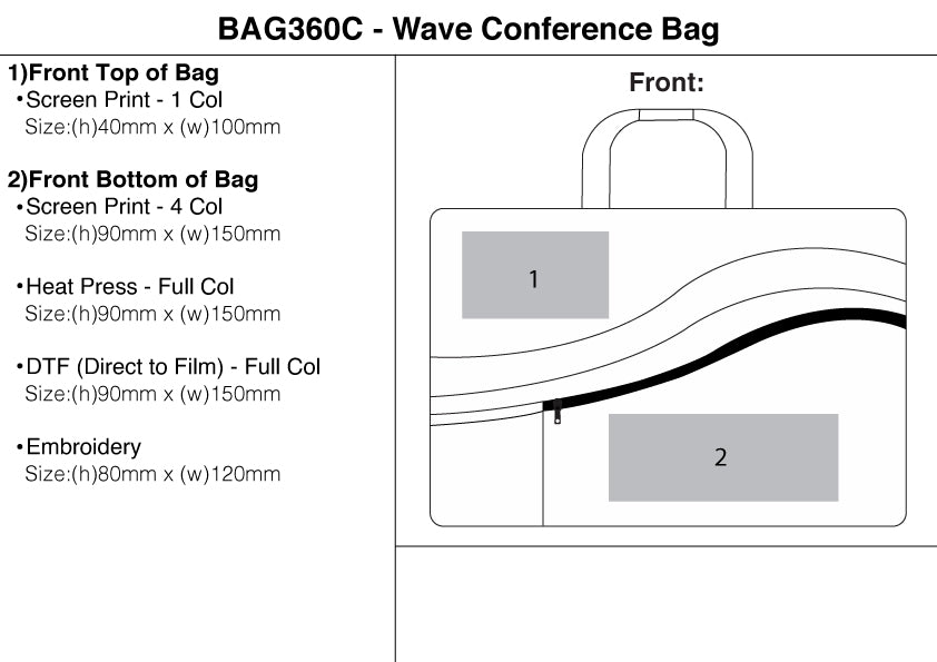 Wave Conference Bag