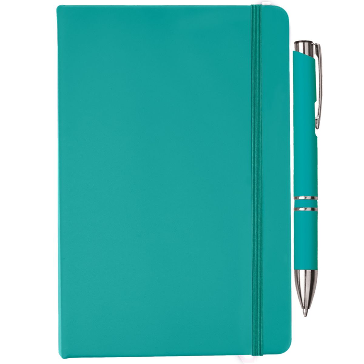 Line & Point Notebook & Pen Set - Turquoise