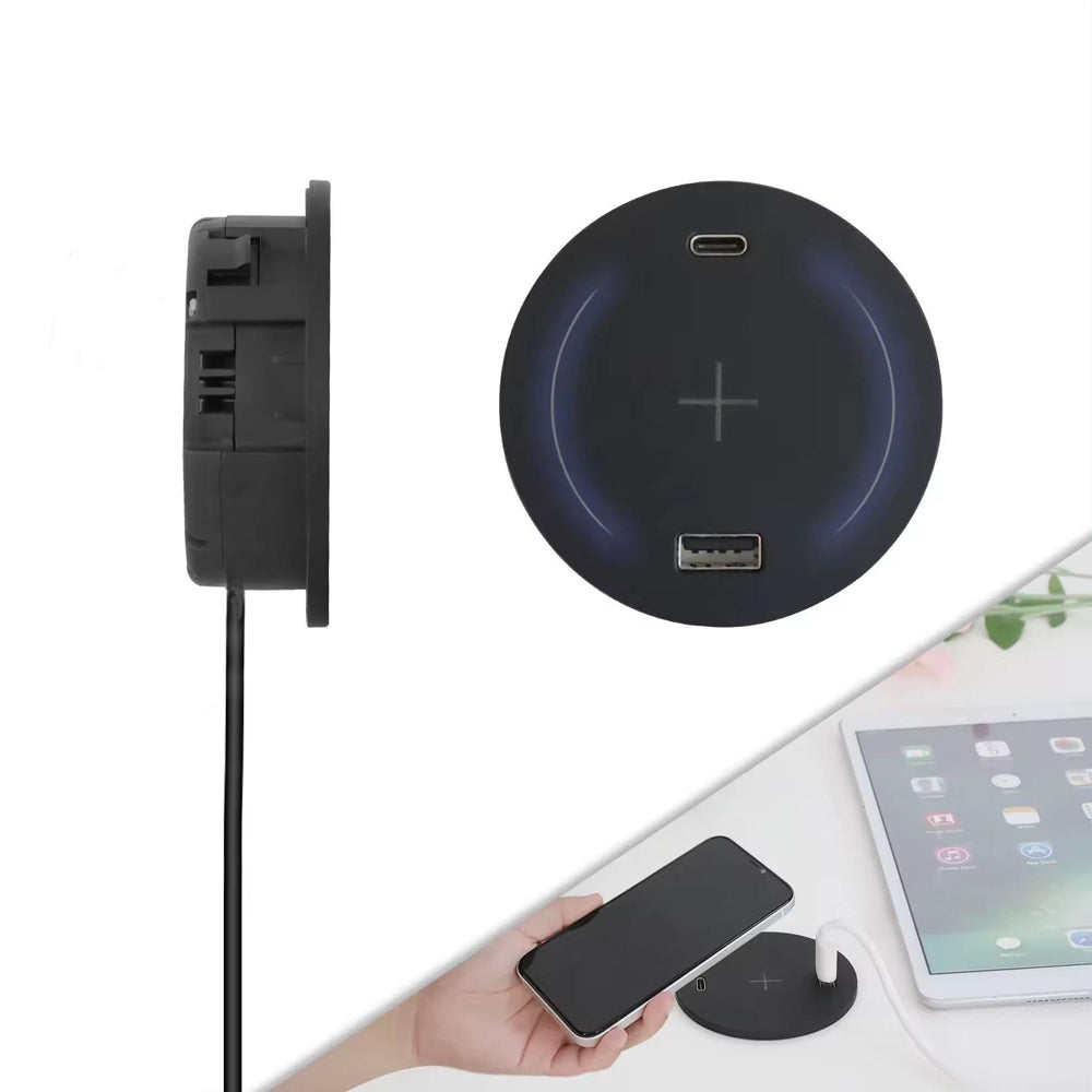 15w Wireless Charger,10w Type A(1x)+ Type C(1x) — LinkQnet | Guards on Duty Shop
