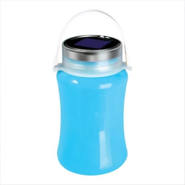UltraTec SLS Solar LED Silicone Waterproof Bottle Light - Blue