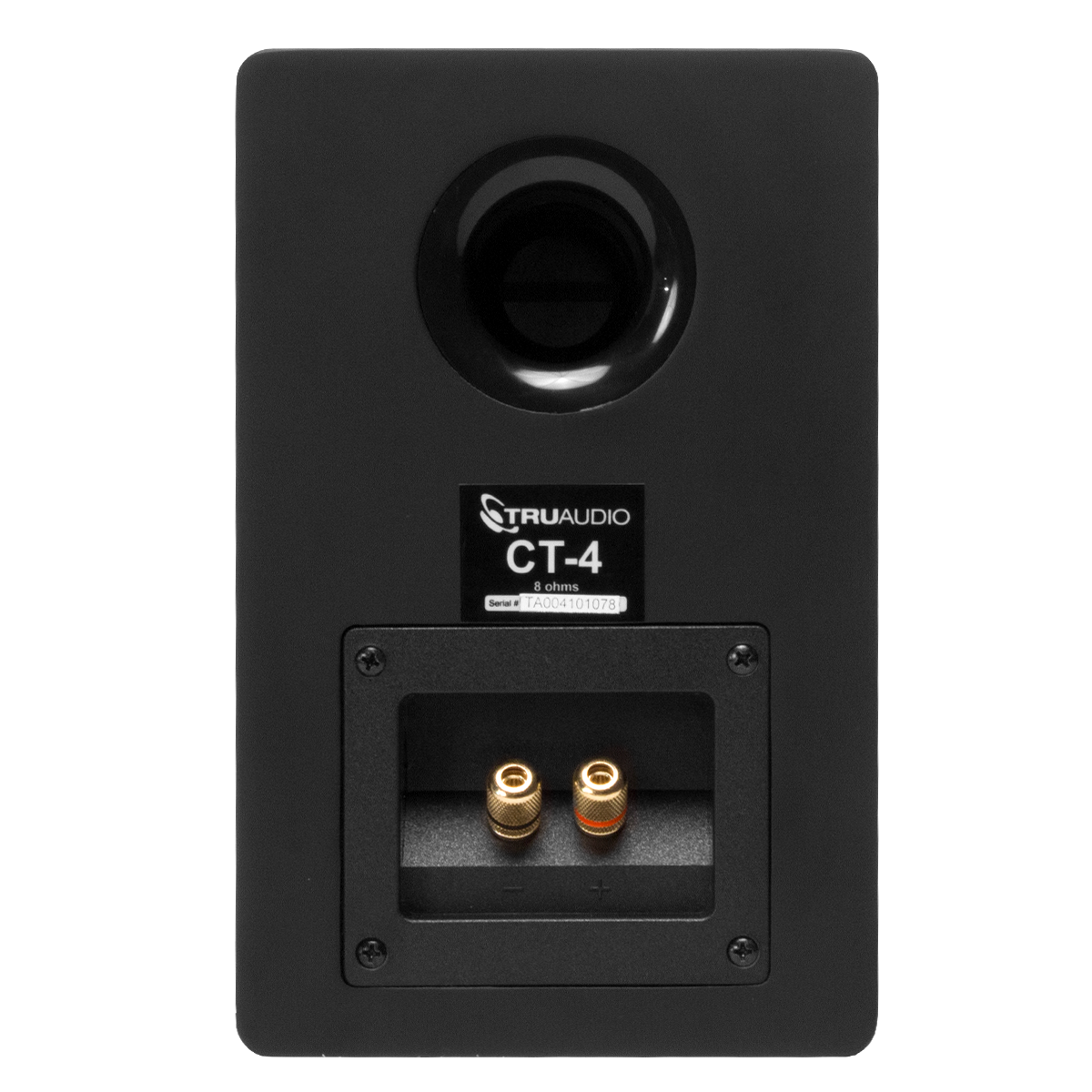 TruAudio CT Bookshelf Theater & Audio Speaker, Black
