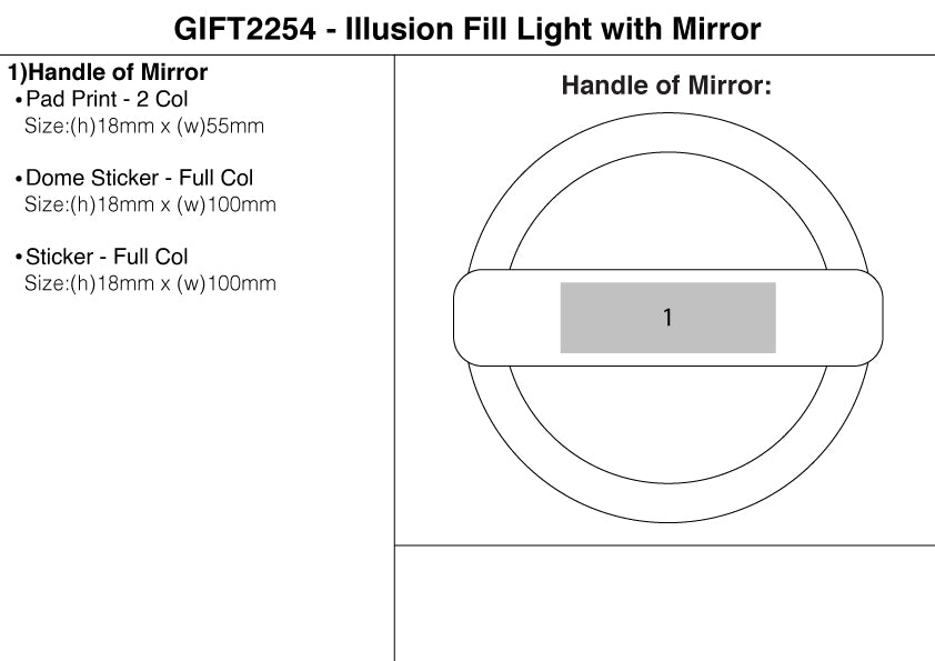 Illusion Fill Light with Mirror