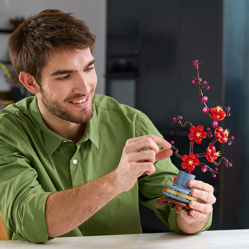 LEGO® ICONS Botanicals Plum Blossom Flower Building Set for Adults 10369