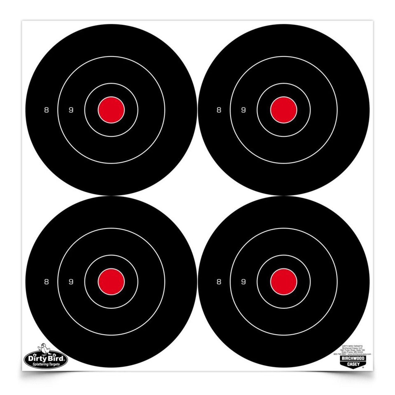 5 Pack - Birchwood Casey BC TARGET DIRTY BIRD 6'RND — BC-35570