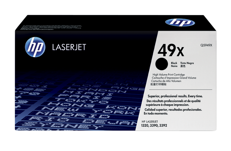 HP 49X High Yield Black Original LaserJet Toner Cartridge 6 000 pgs