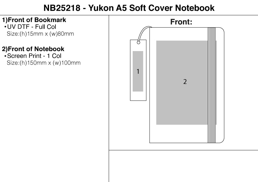 Yukon A5 Soft Cover Notebook
