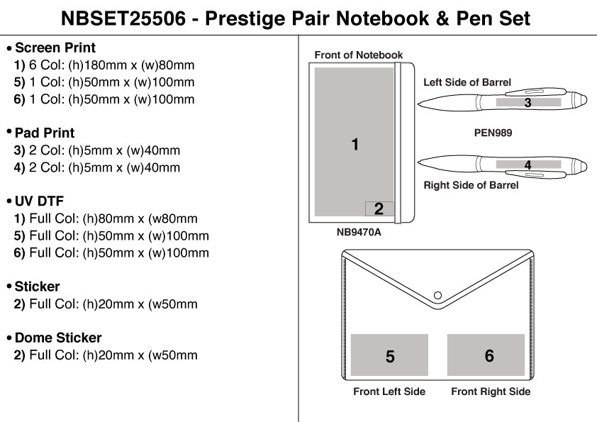 Prestige Pair Notebook & Pen Set