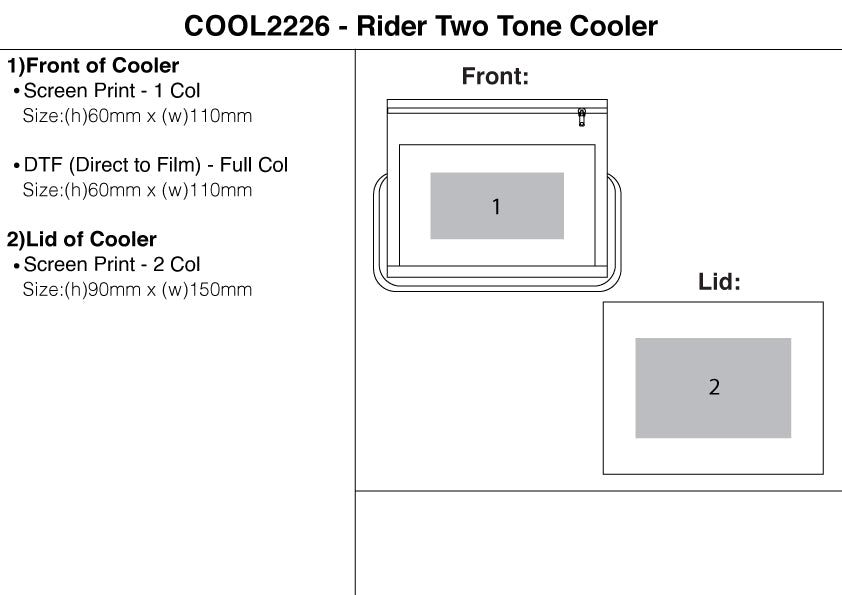 Rider Two Tone Cooler