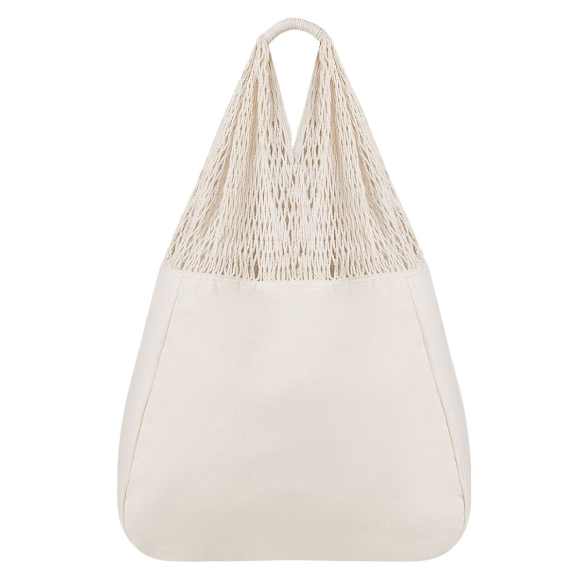 Cotton Caribbean Tote Bag - Beige