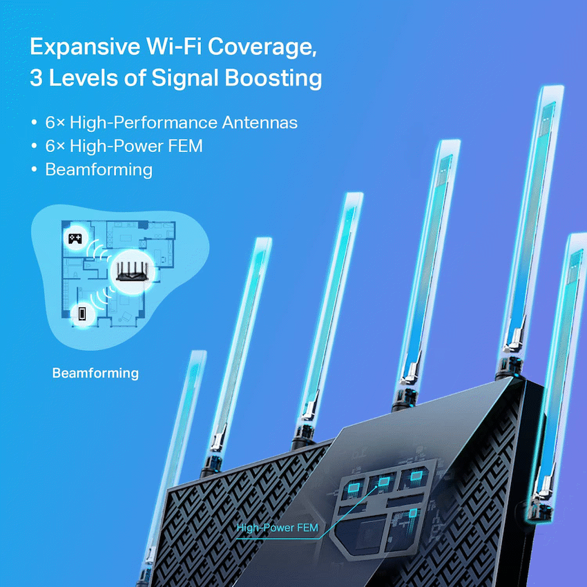 Archer AX73 AX5400 Dual-Band Wi-Fi 6 Router