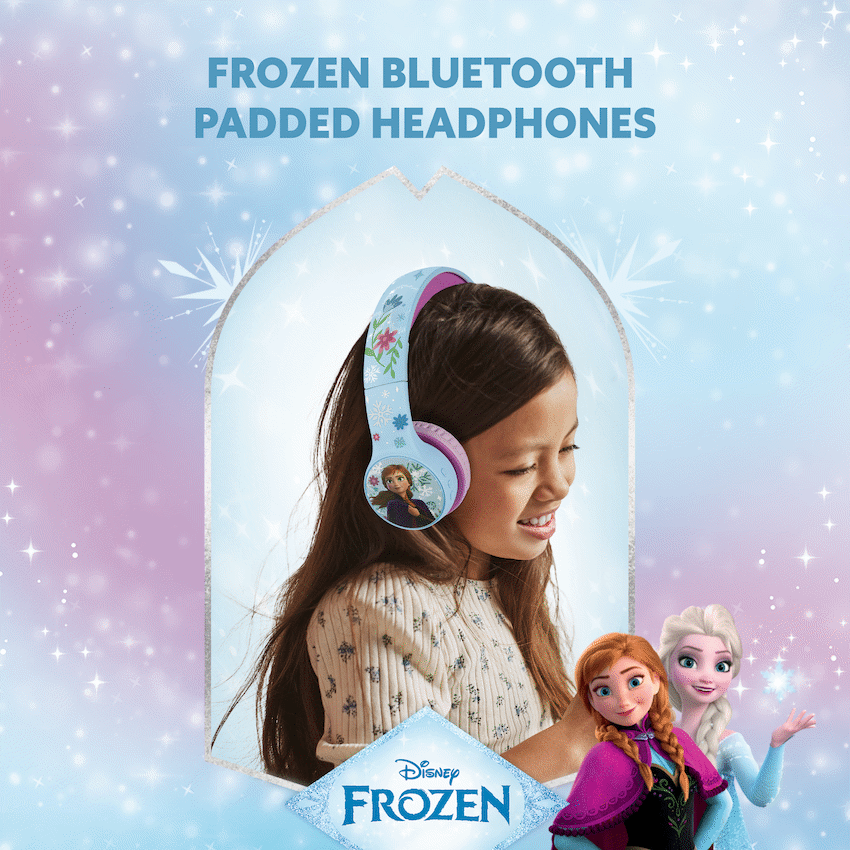 Disney Frozen Bluetooth Padded Headphones with dB Switch Function
