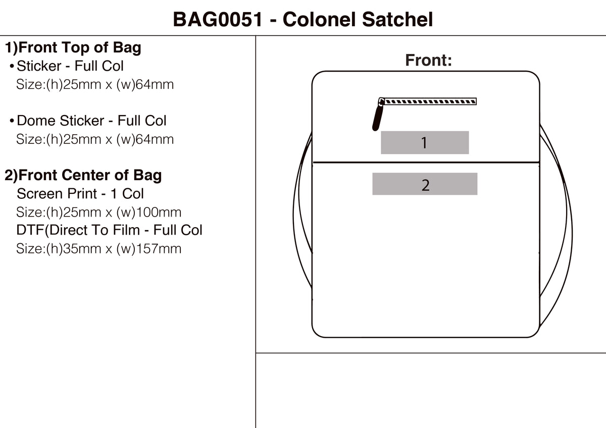 Colonel Satchel - branding