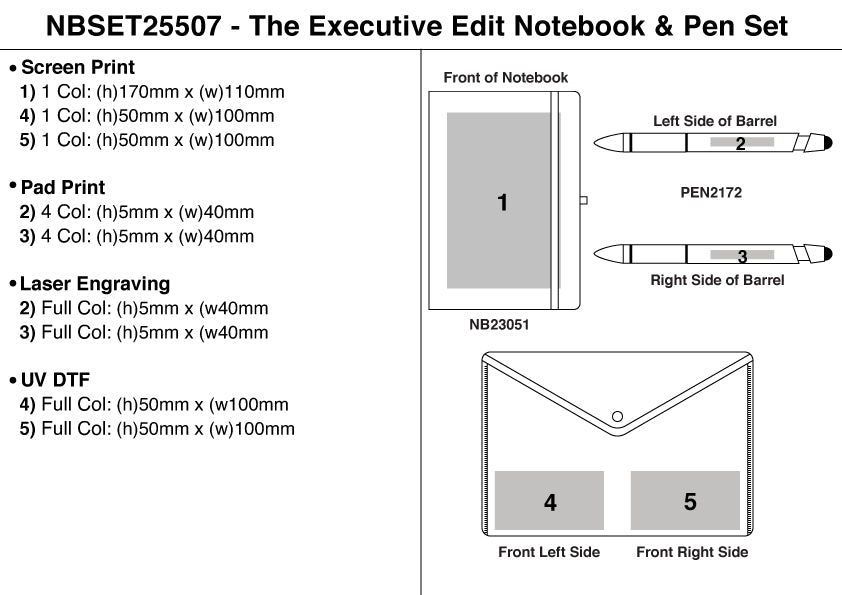 The Executive Edit Notebook & Pen Set