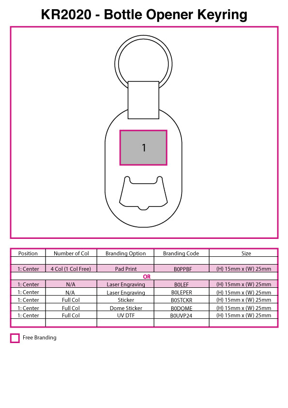 Bottle Opener Keyring