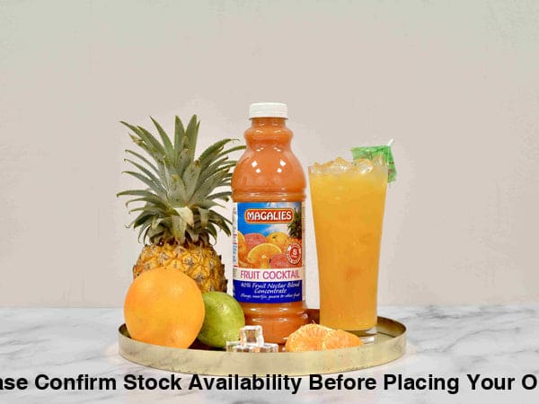 6 x MAGALIES 1 liter Fruit Cocktail 40% Concentrate (Sold 6x 1L Per Case) Magalies Nectar Juice