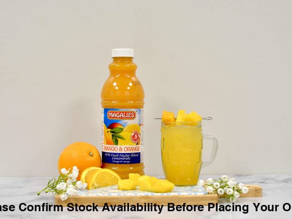 6 x MAGALIES 1 liter Mango / Orange Punch 40% (Sold 6x 1L Per Case) - Magalies Nectar Juice