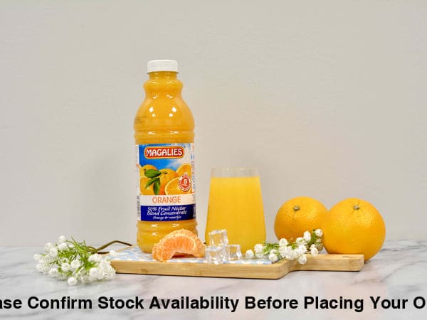 6 x MAGALIES 1 liter Orange 50% Concentrate (Sold 6x 1L Per Case) - Magalies Nectar Juice