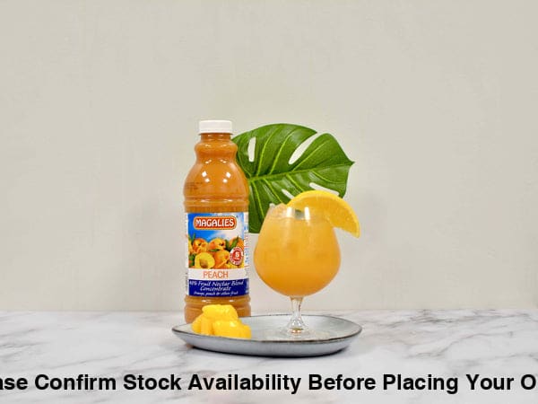 6 x MAGALIES 1 liter Peach 48% Concentrate (Sold 6x 1L Per Case) - Magalies Nectar Juice