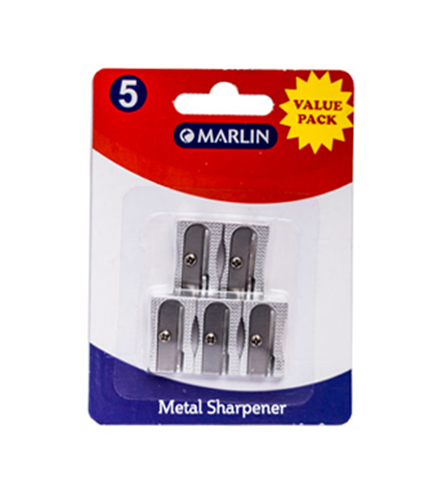 Marlin Metal Sharpeners 1 Hole 5&Apos;S Blister Pack