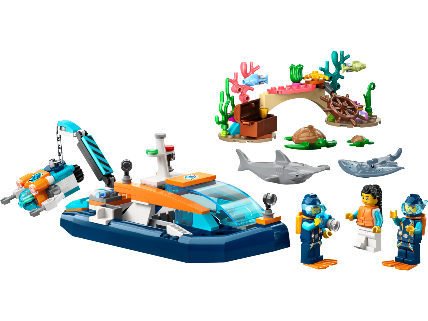 LEGO Explorer Diving Boat — Set 60377