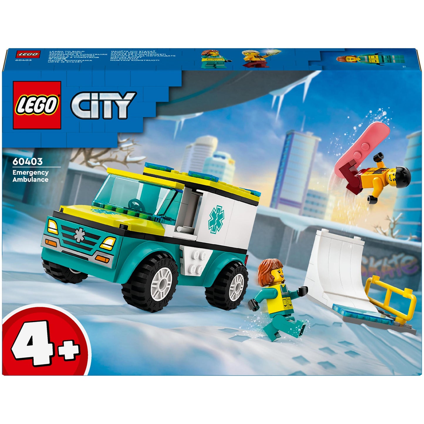 LEGO Emergency Ambulance and Snowboarder — Set 60403