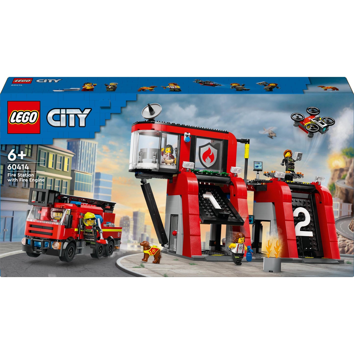 LEGO Fire Station with Fire Truck — Set 60414