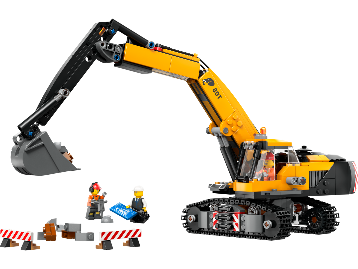 LEGO Yellow Construction Excavator V30 — Set 60420
