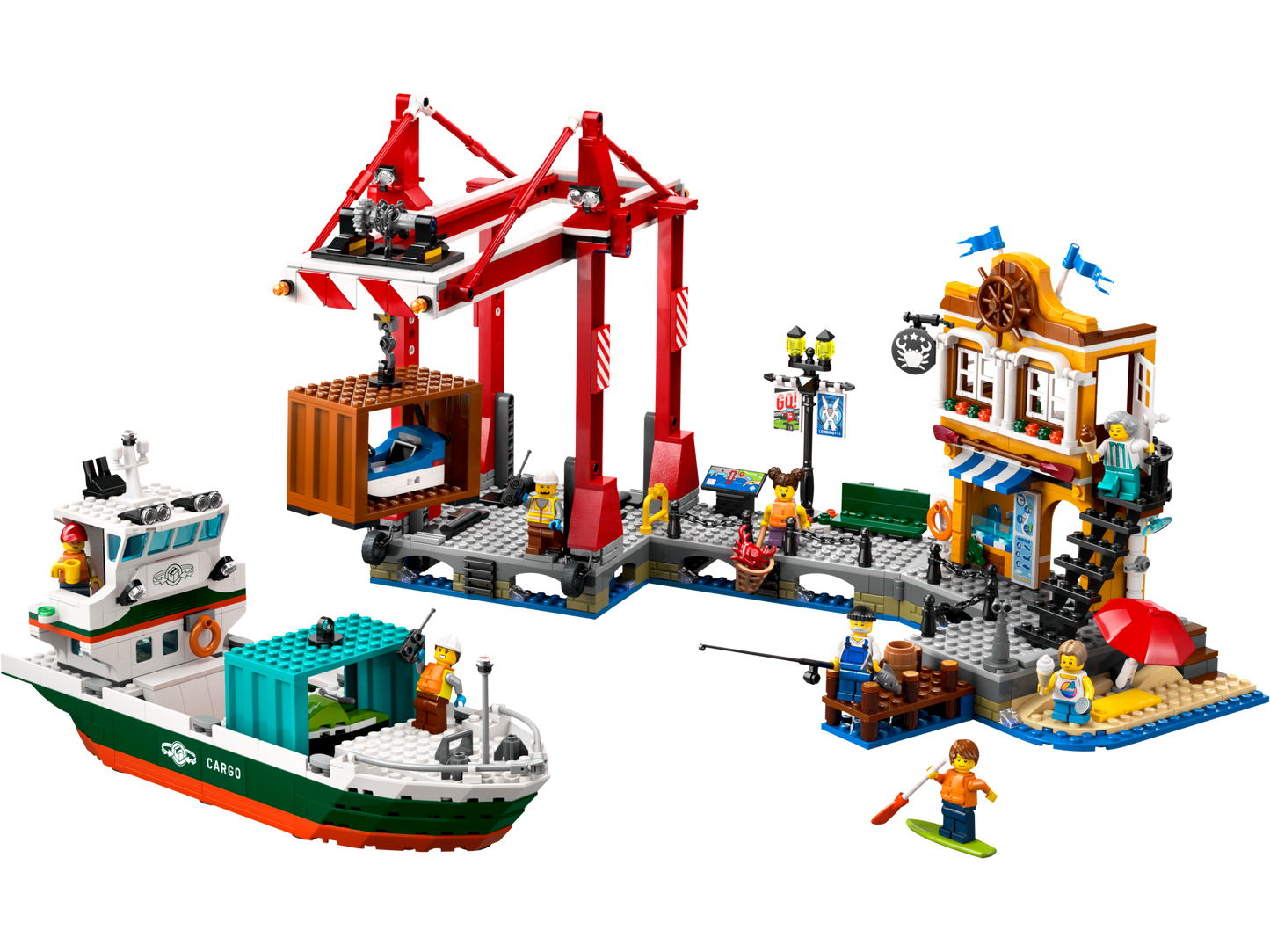 LEGO Seaside Harbor With Cargo Ship V30 — Set 60422