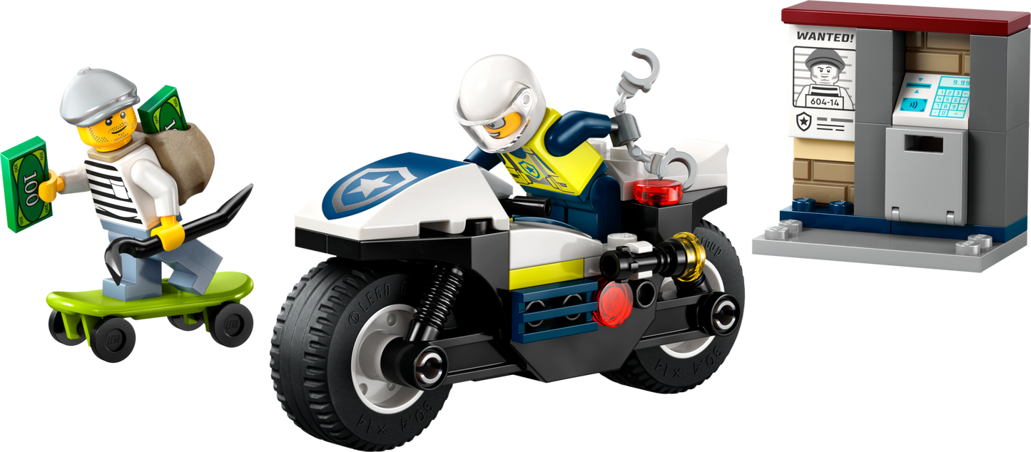 LEGO Police Motorcycle Chase — Set 60455