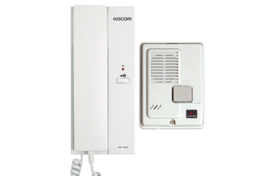 Kocom Audio Kit KDP-601D 1-1 6V Kit - DS2D + KDP601D 6V plastic gate station with audio handset