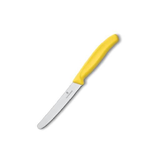 Victorinox Swiss Classic Tomato & Sausage Knife Yellow V6.7836.L118