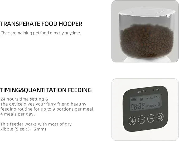 BNETA Automatic Schedule Pet Feeder F14-L Guards On Duty Security