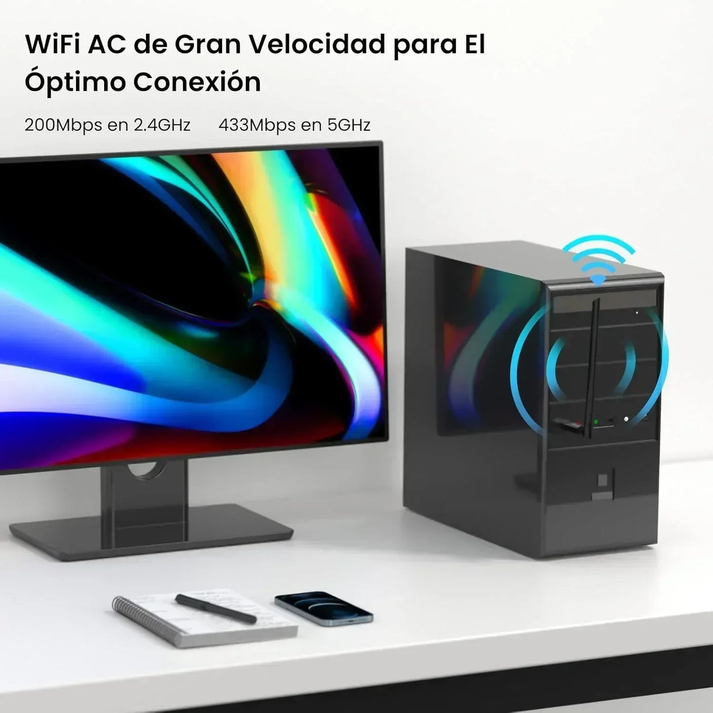 Tenda AC650 Dual-band Wireless USB Adapter Guards On Duty Security