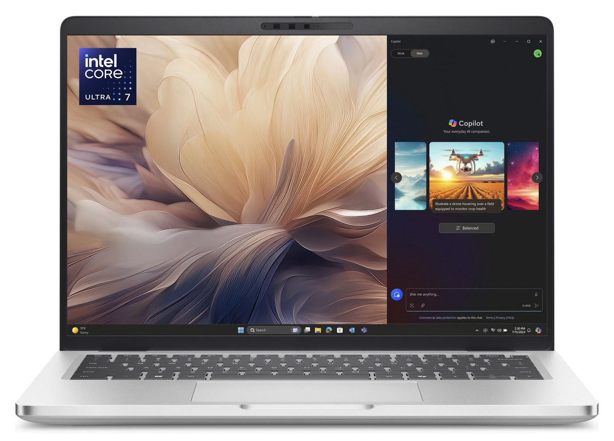 Dell Pro 14 Plus PB14250 Ultra 7 266V 16GB 512GB SSD 14.0" FHD+ 5MP IR Cam W11Pro 5G