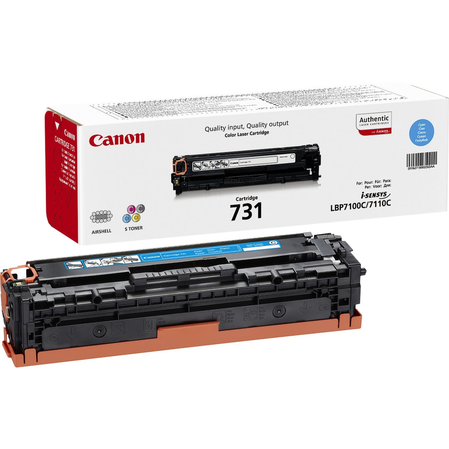 Canon 731 Toner Cartridge (Cyan) - Guards On Duty Shop & Security Guards
