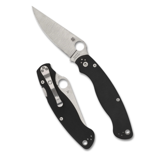 Spyderco Military 2 Black G-10 PlainEdge (C36GP2)