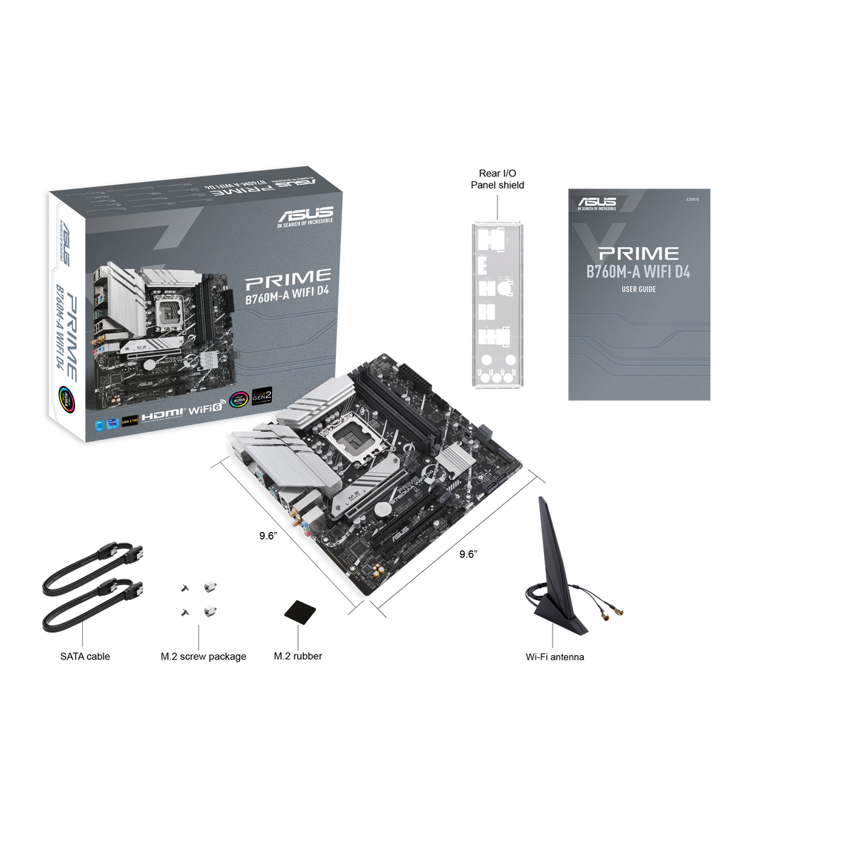 ASUS Motherboard/LGA1700/4xDIMM;Max.128GB/DDR4/ 1xDP/2xHDMI/1xPCIe4x16/1xPCIe4x16/2xM.2/24.4 cmx24.4cm