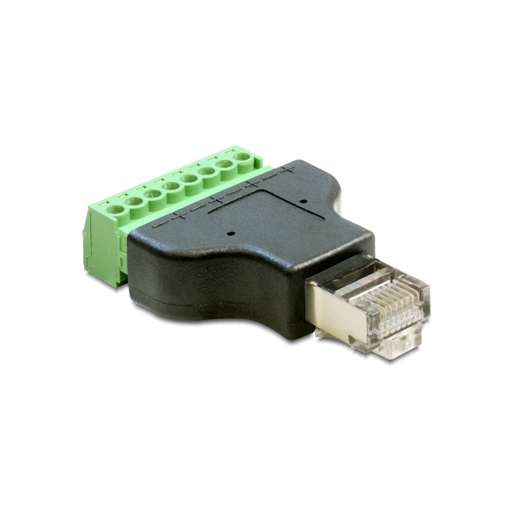 Delock Rj45 M Terminal Block (65389) — Delock | Guards on Duty Shop