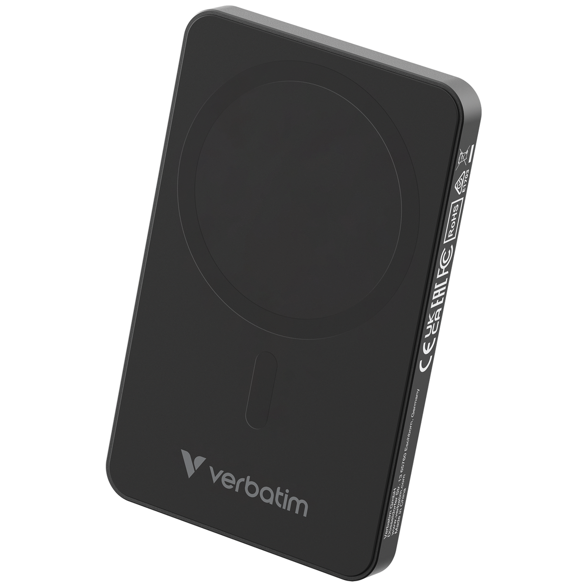 VERBATIM Charge ´n´ Go Essentials Power Bank Magnetic Wireless 5000mAh Black