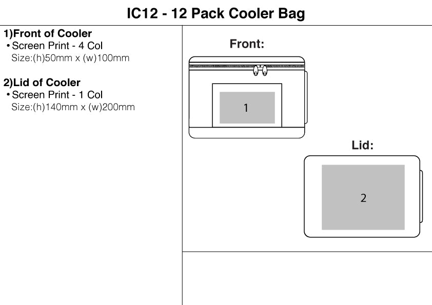 12 Pack Cooler Bag