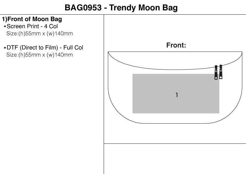 Trendy Moon Bag