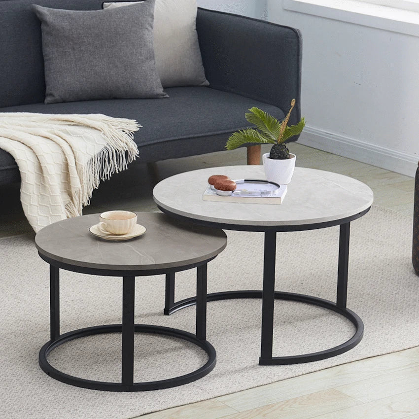 Indus Nesting Coffee Table Greyish - Guards On Duty Shop & Security Guards