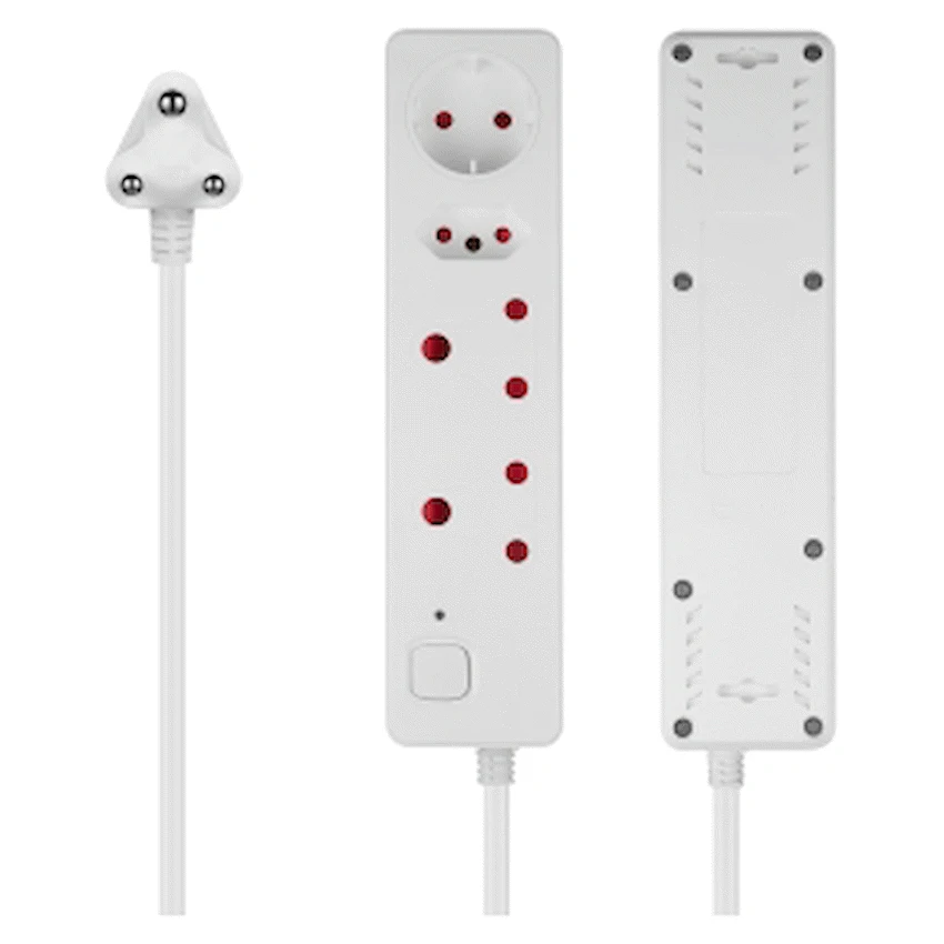 Nexon 4-Way Medium Surge-Protected Multiplug 0.5m - White