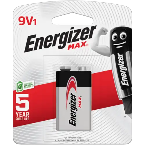 Energizer Max Alkaline 9V Battery (1)