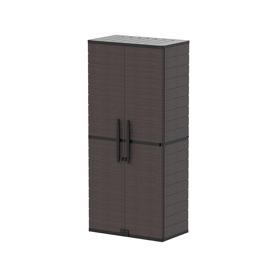 Cosmoplast Vertical Cabinet Tall Dark Brown