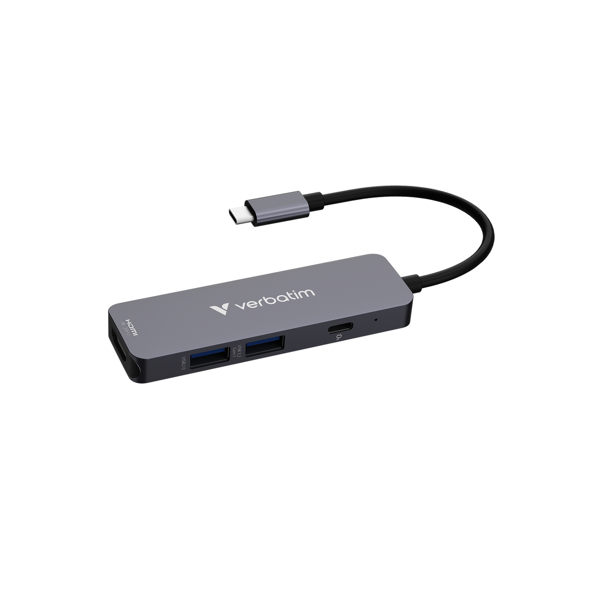 VERBATIM USB-C Essentials Multiport Hub 4 Port
