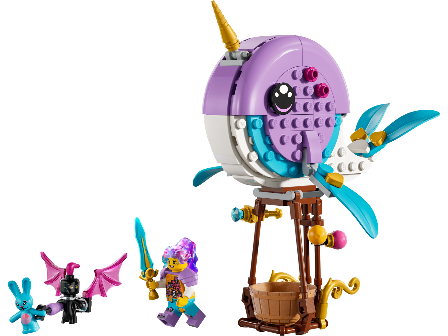 LEGO Izzie'S Narwhal Hot-Air Balloon — Set 71472