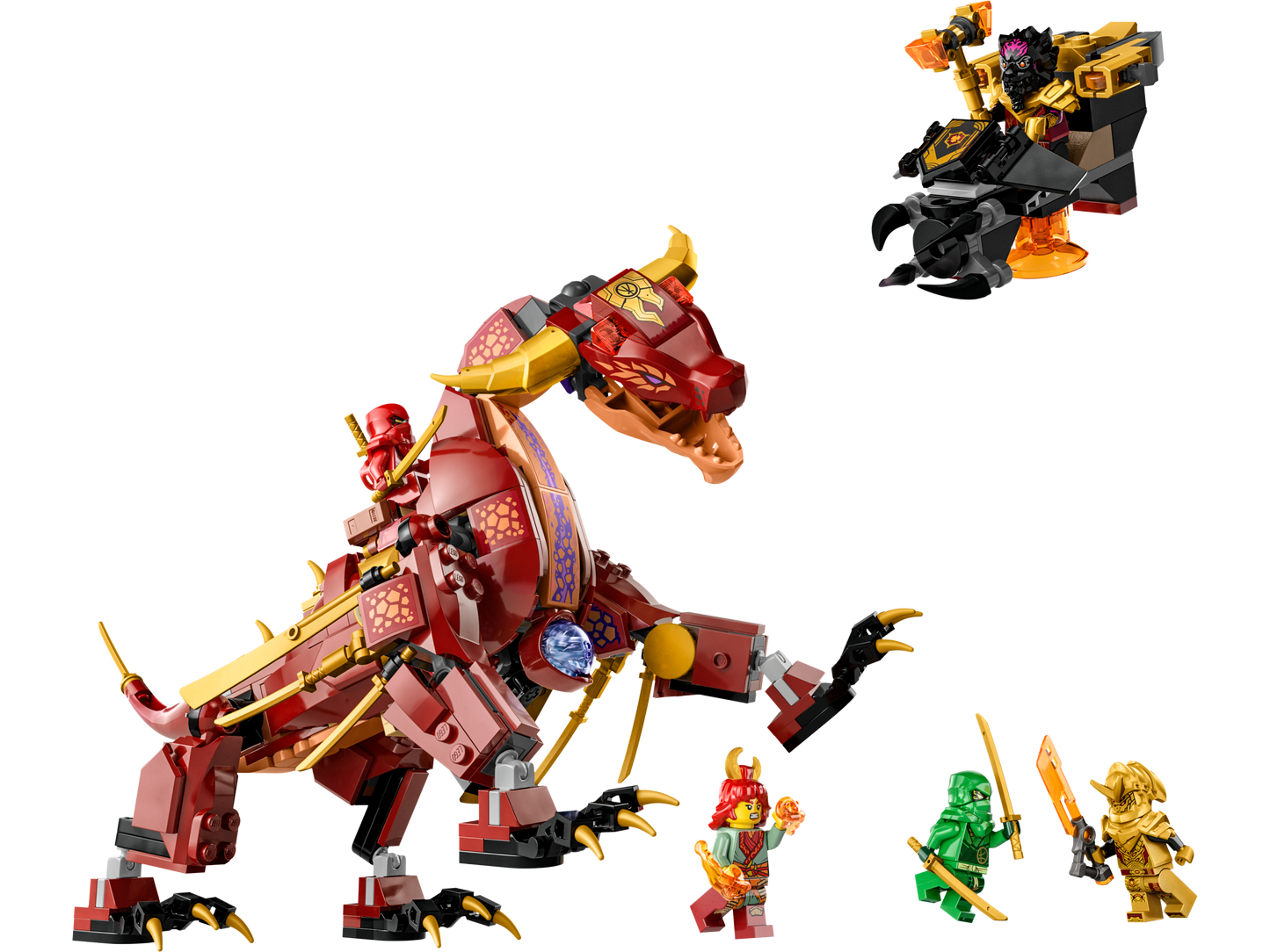 LEGO Heatwave Transforming Lava Dragon — Set 71793