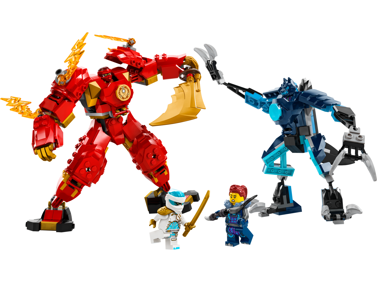 LEGO Kai's Elemental Fire Mech — Set 71808