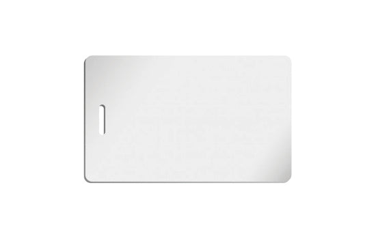 Credit card ISO print quality, with clip slot, 12 month guarantee